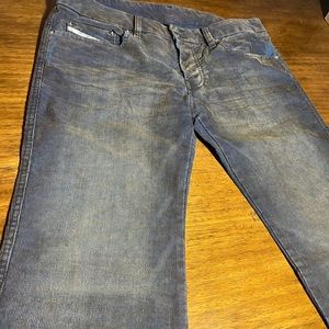 EUC super rare Vintage Diesel X-Rotuck Blue/green bootcut corduroy pants